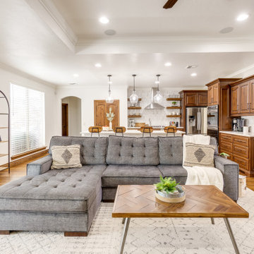 Edmond Kitchen and Living Room Transformation by Ten Key