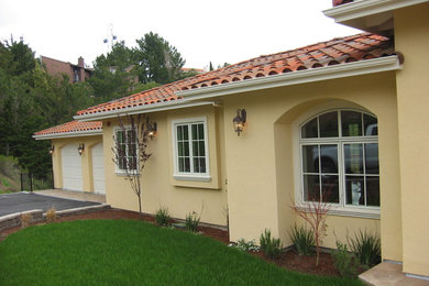 Inspiration for a mediterranean exterior home remodel in San Francisco