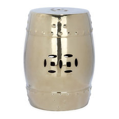 Safavieh Antigua Indoor/Outdoor Garden Stool, Gold