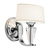 Kichler Lighting 42028CH Crystal Persuasion Transitional Wall Sconce In Chrome