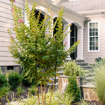 Variegated Bluestone Backyard Retreat in Glen Allen