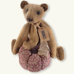 Banks Bear And His Calico Pumpkin - Decorative Objects And Figurines