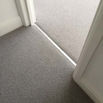 Grey Carpet to Stairs in Private Residence