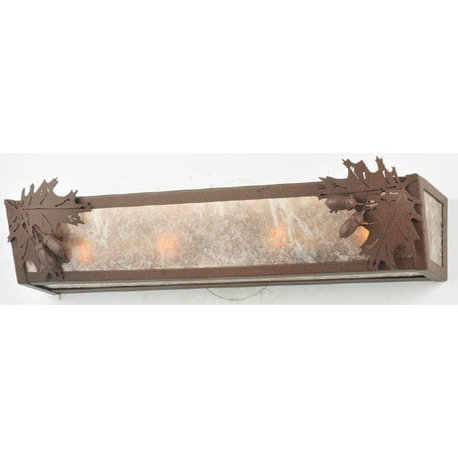 24W Oak Leaf & Acorn Vanity Light
