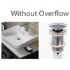 Dyconn Faucet Bathroom/Vessel Sink Pop-Up Drain, Polished Chrome