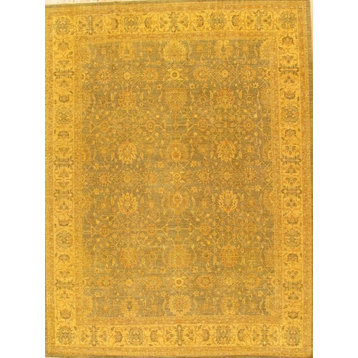 Pasargad Lahore Collection Hand-Knotted Lamb's Wool Area Rug, 9'1"x12'0"