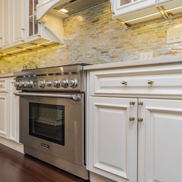 Painted White Kitchen Cabinets