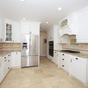San Diego Vintage White Kitchen Full Design and Renovation
