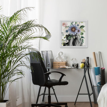 "Magnificent Bloom" Framed Painting Print