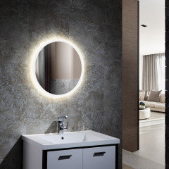 aplique luz para espejo redondo de baño