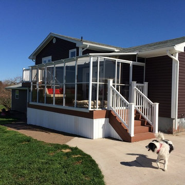 Solarium Optimum Sunroom outside of Pictou