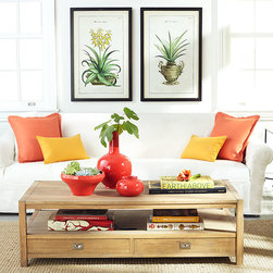 Extra Long Slipcover Sofa - Sofas