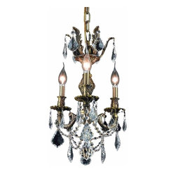 Elegant Lighting - Elegant Lighting 9503D13AB/EC Pendant Marseille - Chandeliers