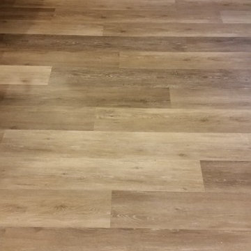 Helms family Vinyl flooring install
