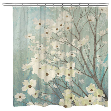 Dogwood Blossoms Shower Curtain