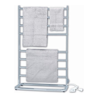 Cosway 145W Electric Towel Warmer Wall Mounted Heated Drying Rack