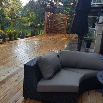 Lake Bonavista Cedar Deck Makeover