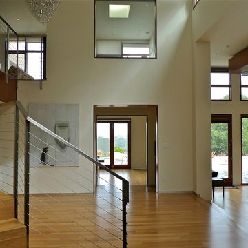 Hillside house