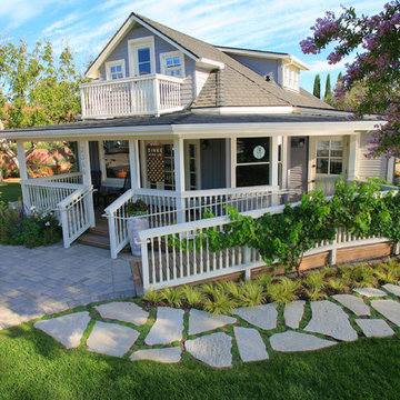 Lisa Cox Landscape Design Wine Tasting Room - Los Olivos, CA