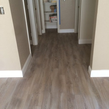 Delaware Bay Driftwood 10 mm laminate with attached underlayment