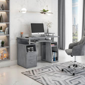 Techni mobili complete computer workstation online desk with storage espresso