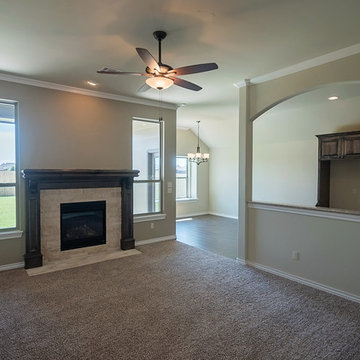 Living Room with Pass-Through to Kitchen
