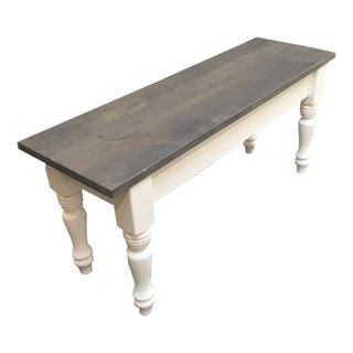 Louis Ix French Farmhouse Bench, 36" - French Country - Dining Benches ...