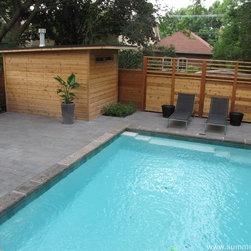 Pool Cabanas - Sheds