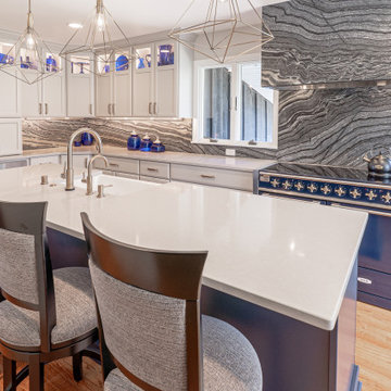 Blue & Bold Kitchen Remodel - Mequon, WI