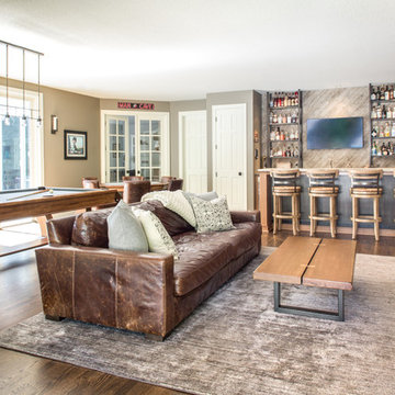 Lake Oswego Man Cave - Photography Portfolio - Taryn Emerson Interiors