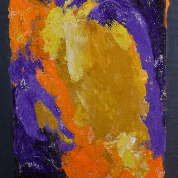 16"x12" purple abstract on screen