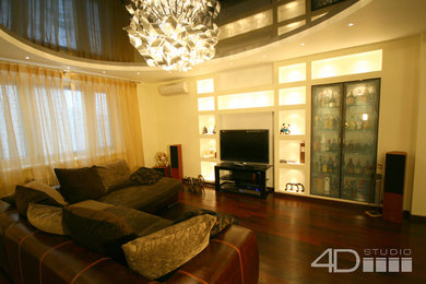 Trendy living room photo in Other