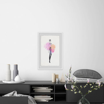 "Splash of Coffee" Framed Painting Print