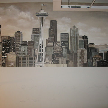 Stunning Trompe L' oeil Murals