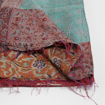 Vintage Silk Kantha Scarves