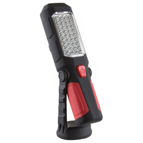 Stalwart 200 Lumen 37 LED Worklight Flashlight With Hook And Magnets