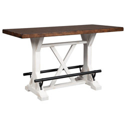 Farmhouse Indoor Pub And Bistro Tables by Ashley Furniture Industries