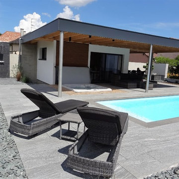 Chantier complet, piscine et aménagement éxtérieur