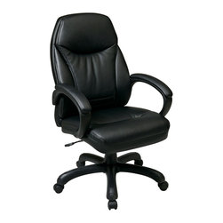 High Back Leather Executive Chair - Office Chairs