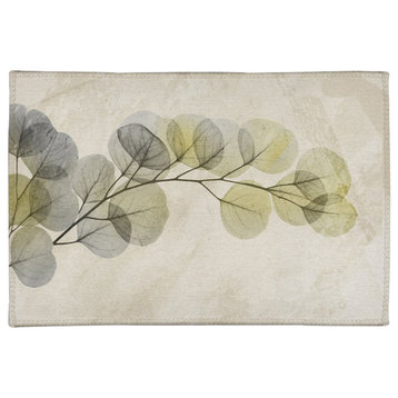 Smoky XRay of Eucalyptus 3'x5' Chenille Rug