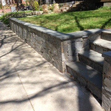 Stone and Brick Retaining Walls in Washington DC, Columbia Heights