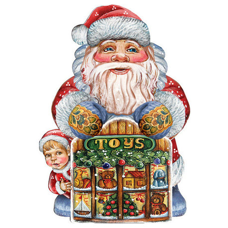 Toy Shop Santa Door Hanger