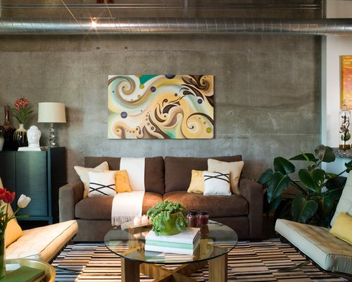 Faux Concrete Wall | Houzz