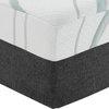 Modern King Size Certified Foam 12" Infused Hybrid Mattress, White, Fabric