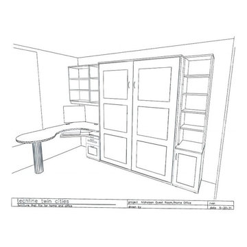 Home Office/Guest Room Combination