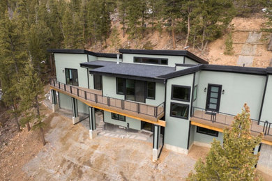 Example of an exterior home design in Denver