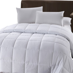 Royal Tradition - Four Seasons 100% Microfiber Down Alternative Comforter - Duvet Inserts