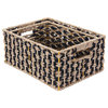 Set of 4 Handmade Woven Water Hyacinth Storage Bins