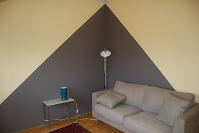 Exemple d'un salon moderne.