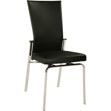 Motion Back Side Chair (Set of 2) - Black